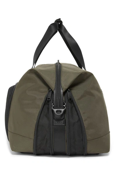 Shop Tumi Double Expansion Satchel In Olive Night