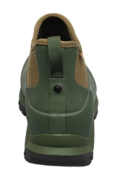 Bogs Sauvie Waterproof Chelsea Boot In Dark Green