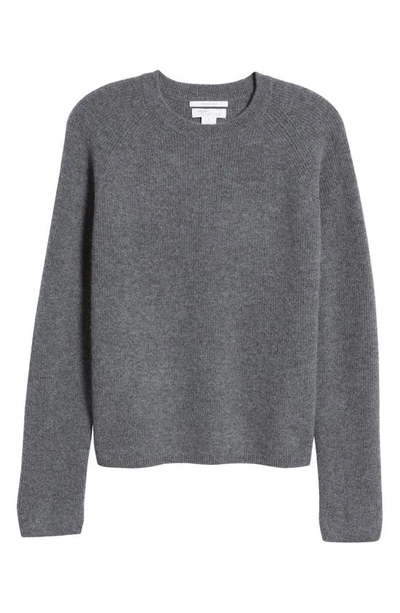 Nordstrom Signature Cashmere Crewneck Sweater In Grey Dark Heather