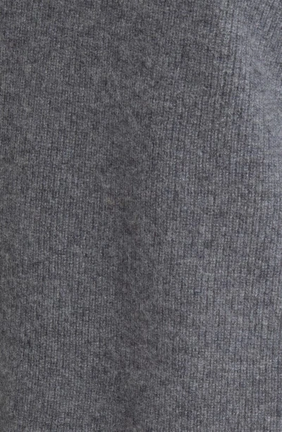 Nordstrom Signature Cashmere Crewneck Sweater In Grey Dark Heather