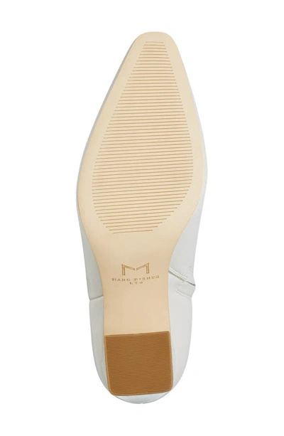 Shop Marc Fisher Ltd Yanara Pointed Toe Bootie In Ivory 150