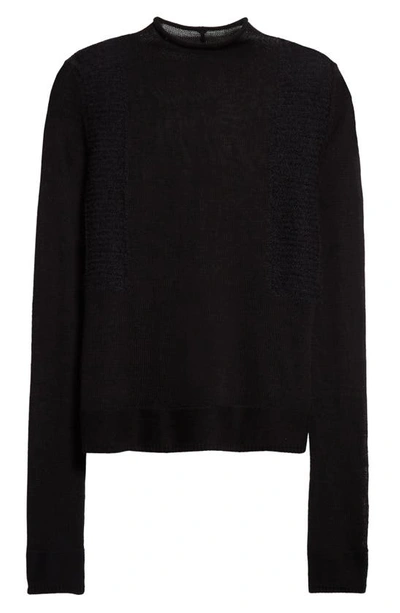 Shop Rick Owens Harness Wool Sweater In Black