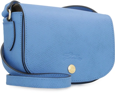 Shop Longchamp Épure Xs Leather Crossbody Bag In Blue
