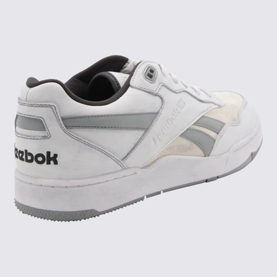 Shop Reebok White Leather Sneakers