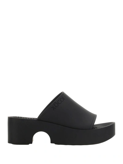 Shop Xocoi Sandals In Black