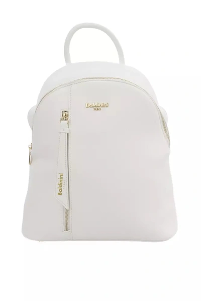 Shop Baldinini Trend Polyurethane Women's Backpack In White