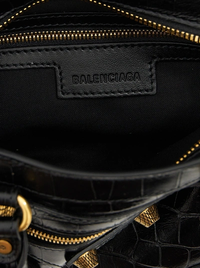 Shop Balenciaga Cagole Tote S Hand Bags Black