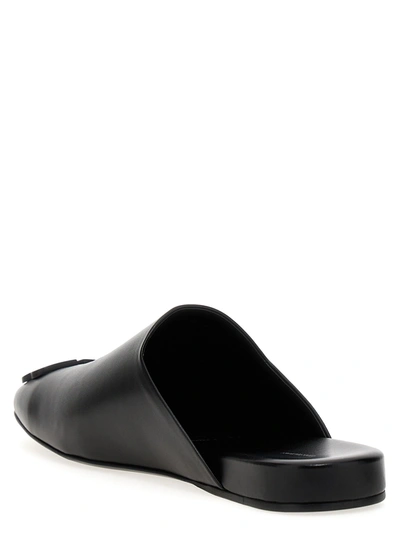 Shop Balenciaga Cozy New Bb Flat Shoes Black