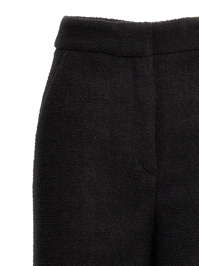 Moschino Wide-leg Textured Fabric Elastic Waistband Pants