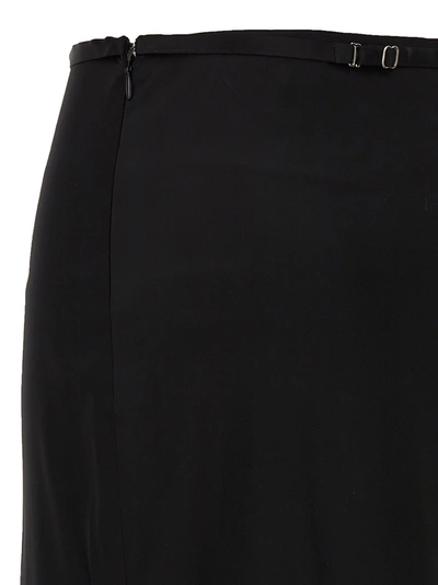 Shop Jacquemus La Jupe Notte Skirts Black
