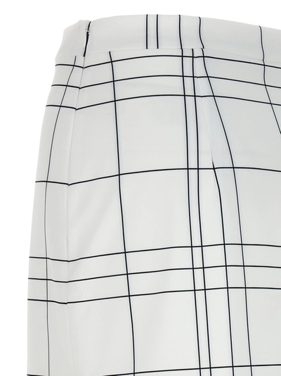 Shop Marni Patterned Skirt Skirts White/black