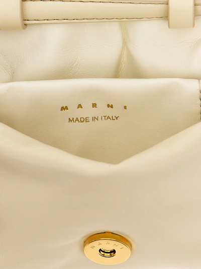 Shop Marni Prisma Mini Clutch White