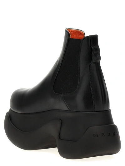 Shop Marni Aras 23 Boots, Ankle Boots Black