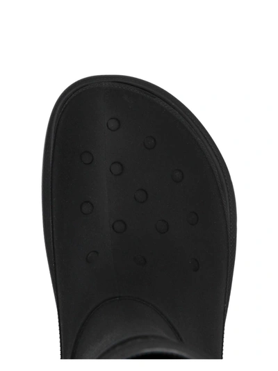 Shop Balenciaga X Crocs Boots Boots, Ankle Boots Black
