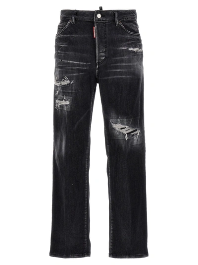Dsquared2 Boston Jeans Black In Black