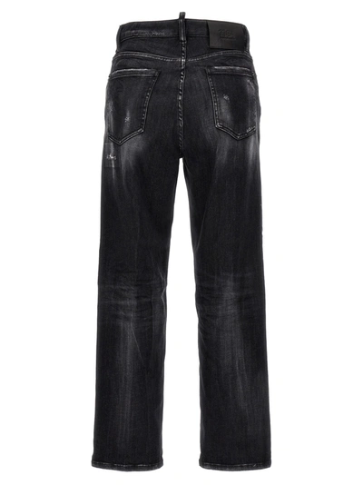 Dsquared2 Boston Jeans Black In Black