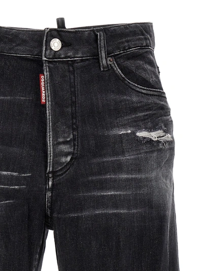 Dsquared2 Boston Jeans Black In Black