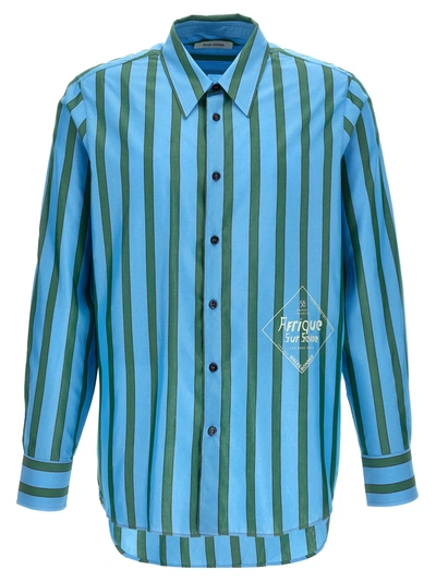 Shop Wales Bonner Langstone Shirt, Blouse In Multicolor