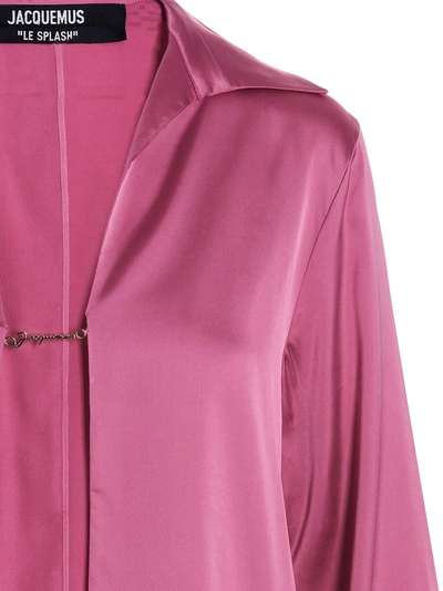 Shop Jacquemus Notte Shirt, Blouse Pink