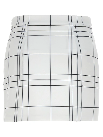 Shop Marni Patterned Skirt Skirts In White/black