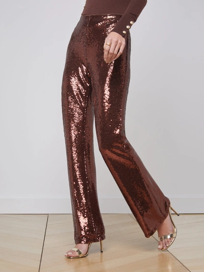 Shop L Agence Honor Pant In Bronze