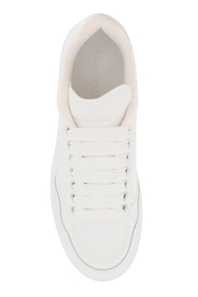 Shop Alexander Mcqueen 'larry' Sneakers Women In White