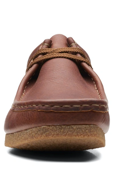 Shop Clarks ® Shacre Ii Run Moccasin In Tan Tumbled Leather