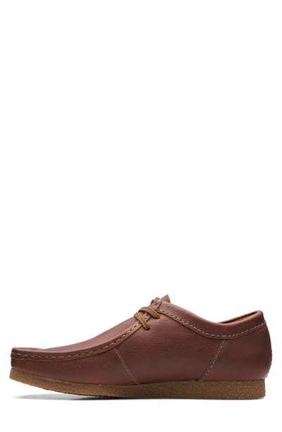 Shop Clarks Shacre Ii Run Moccasin In Tan Tumbled Leather