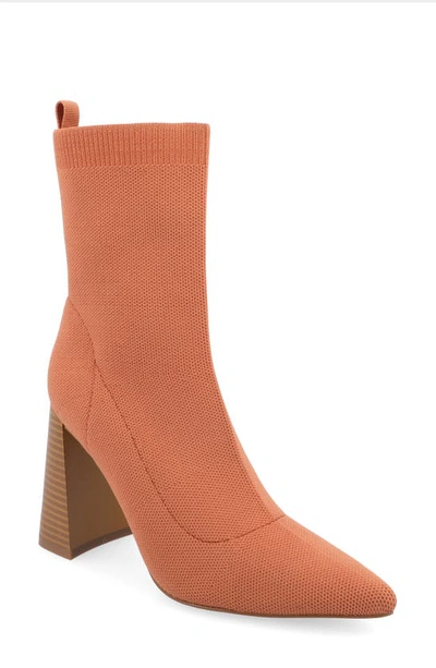 Journee Collection Noralinn Bootie In Rust