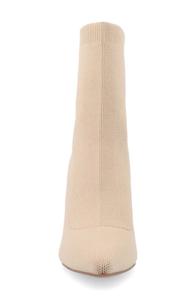 Journee Collection Noralinn Bootie In Beige