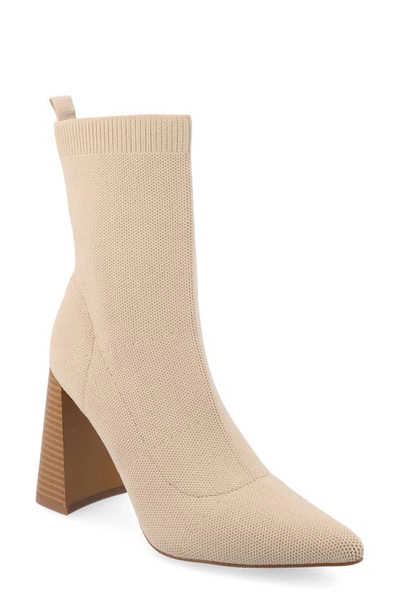 Journee Collection Noralinn Bootie In Beige