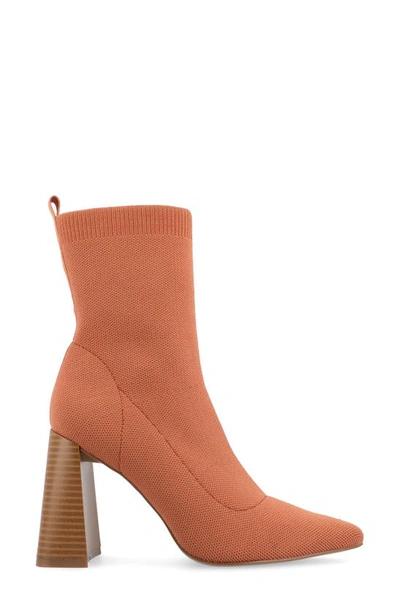 Journee Collection Noralinn Bootie In Rust