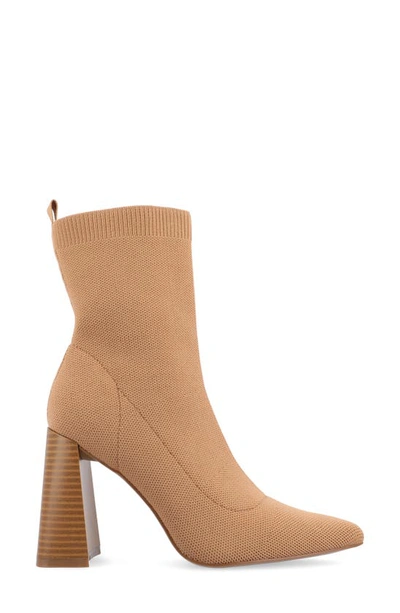 Journee Collection Noralinn Bootie In Tan