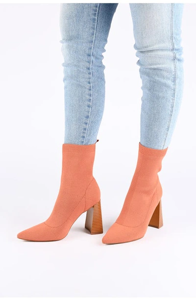 Journee Collection Noralinn Bootie In Beige