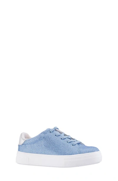 Shop Nina Kids' Gigee Sneaker In Lt Blue