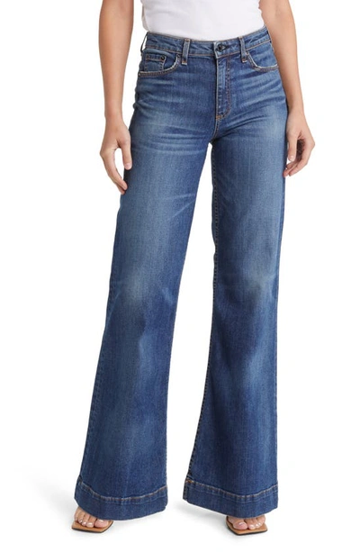 Shop Askk Ny Juniper High Waist Wide Leg Jeans In Auburn