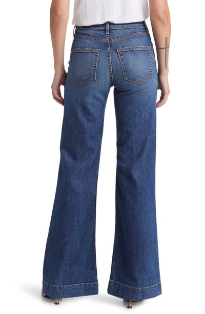 Shop Askk Ny Juniper High Waist Wide Leg Jeans In Auburn