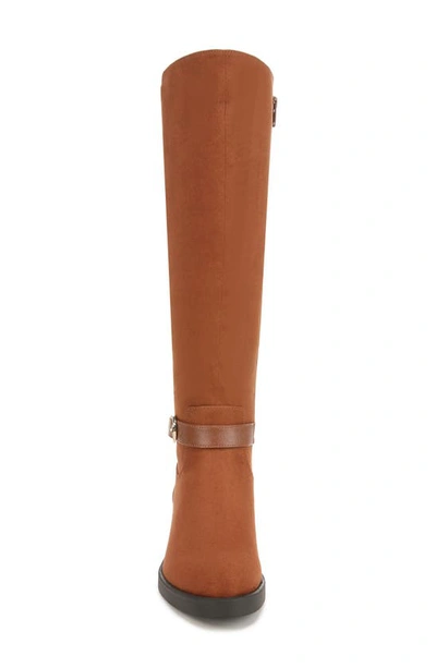 Shop Lifestride Brooks Knee High Boot In Walnut