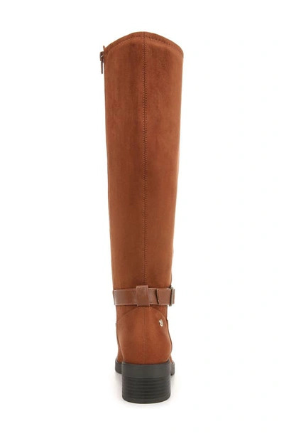 Shop Lifestride Brooks Knee High Boot In Walnut