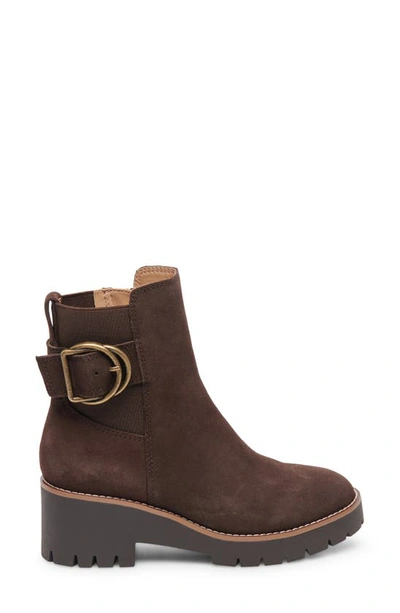 Shop Blondo Dakota Waterproof Bootie In Java Suede