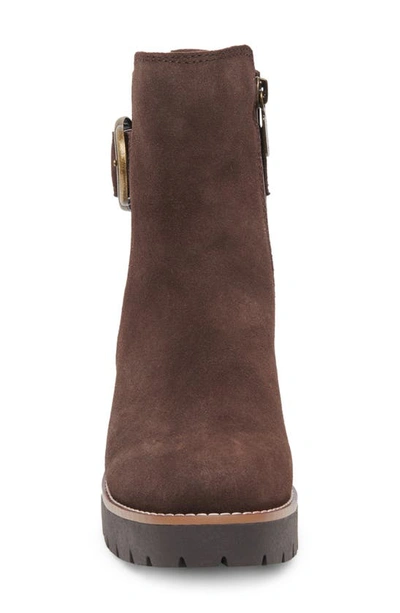 Shop Blondo Dakota Waterproof Bootie In Java Suede