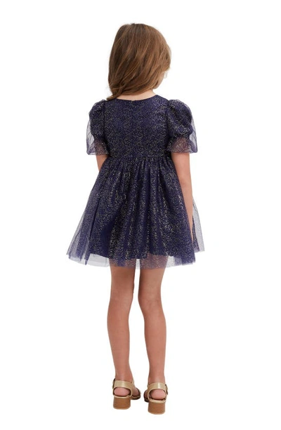 Shop Bardot Junior Kids' Carra Glitter Tulle Party Dress In Glitter Go
