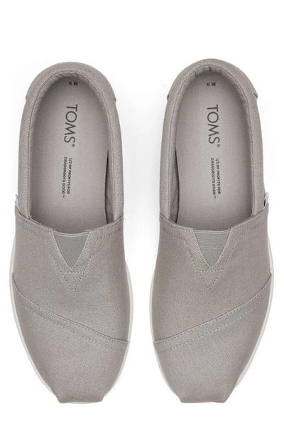 Shop Toms Alpargata Slip-on In Grey