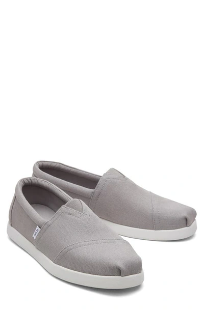 Shop Toms Alpargata Slip-on In Grey