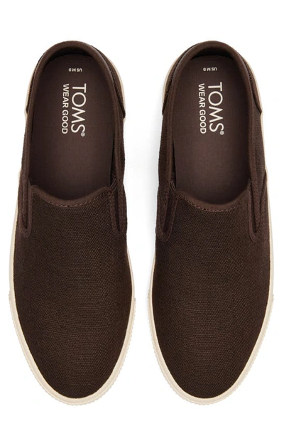 Shop Toms Baja Slip-on Sneaker In Dark Brown