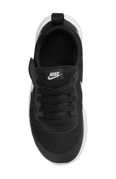Nike Kids' Tanjun Ez Sneaker In Black/ White/ White