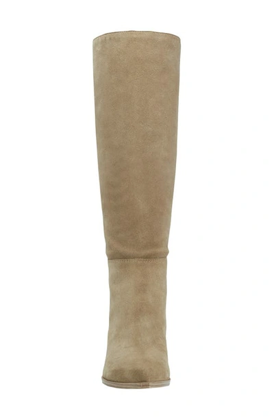 Shop Marc Fisher Ltd Challi Pointed Toe Knee High Boot In Light Natural 110