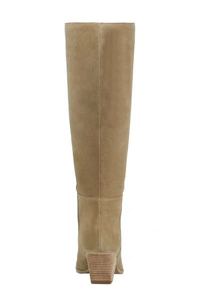 Shop Marc Fisher Challi Pointed Toe Knee High Boot In Light Natural 110