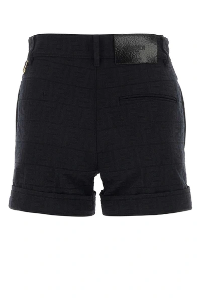 Shop Fendi Shorts In Darknavy