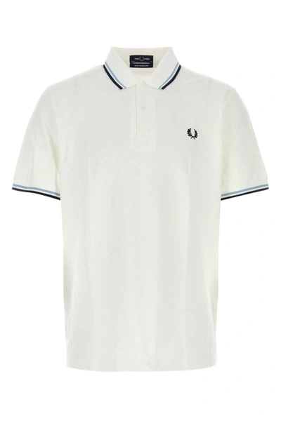 Shop Fred Perry Polo In White
